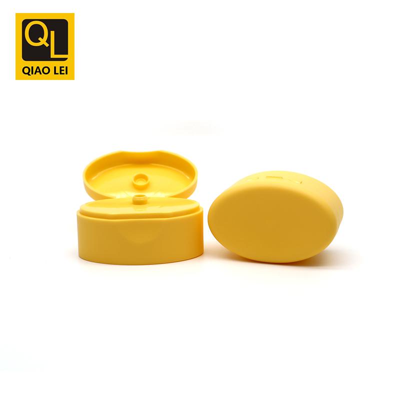 50 tube diameter, black hose, yellow flat flip cap