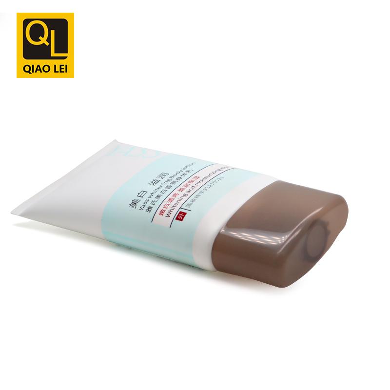 50 tube diameter, white hose, brown flat screw cap