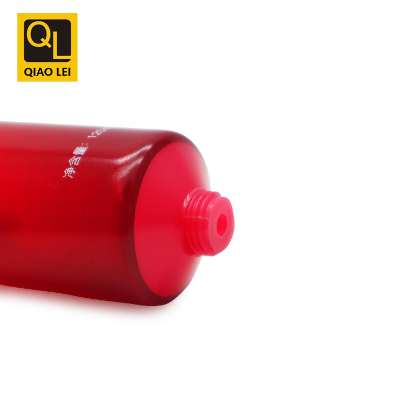 40 tube diameter, pink gradient hose, black clamshell