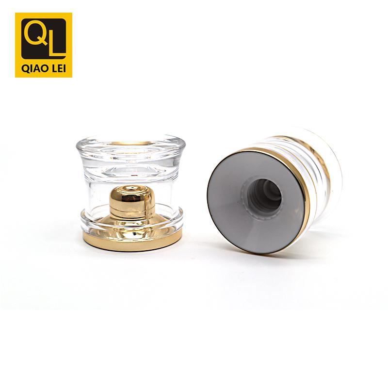 40 tube diameter, purple gradient hose, acrylic cap