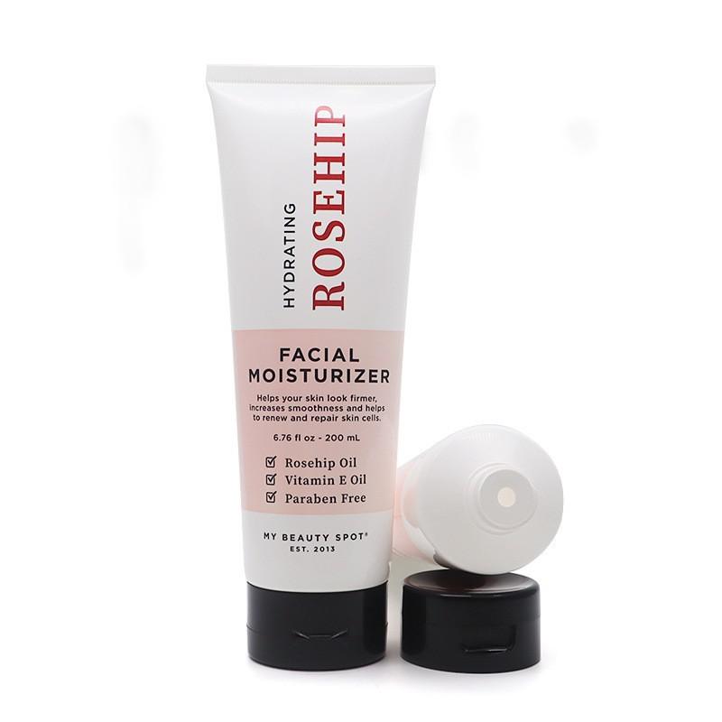 50 diameter black flip-top body lotion hose