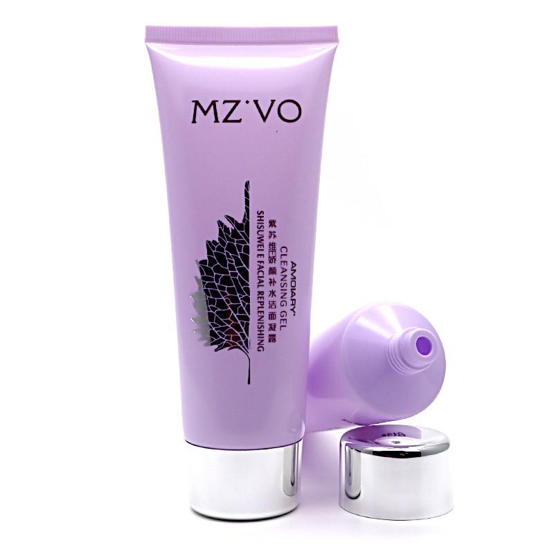 40-gauge electroplated screw cap facial cleanser and hand cream tube