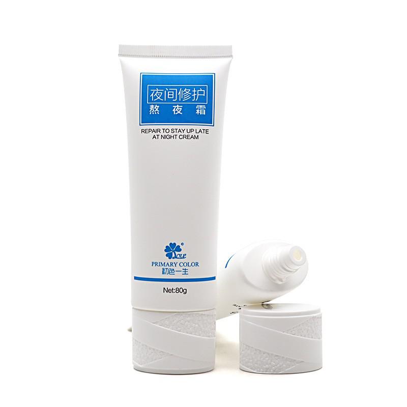 35 mm diameter white flip-top facial cleanser skincare packaging