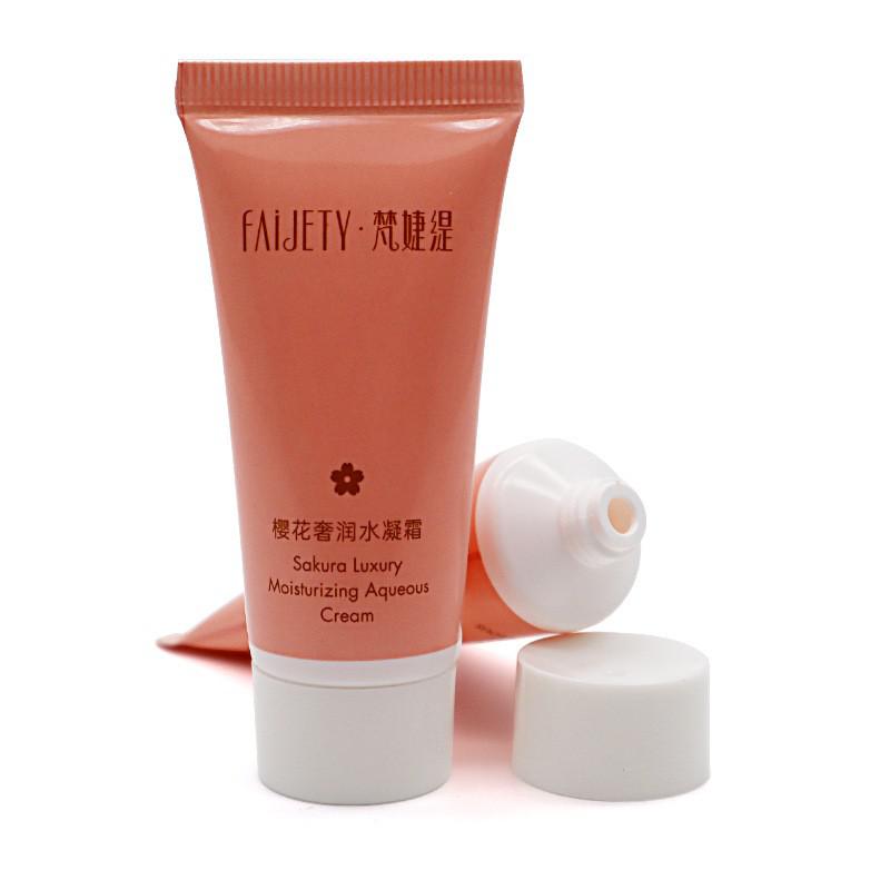 25 mm diameter white screw cap skincare product soft tube packaging material