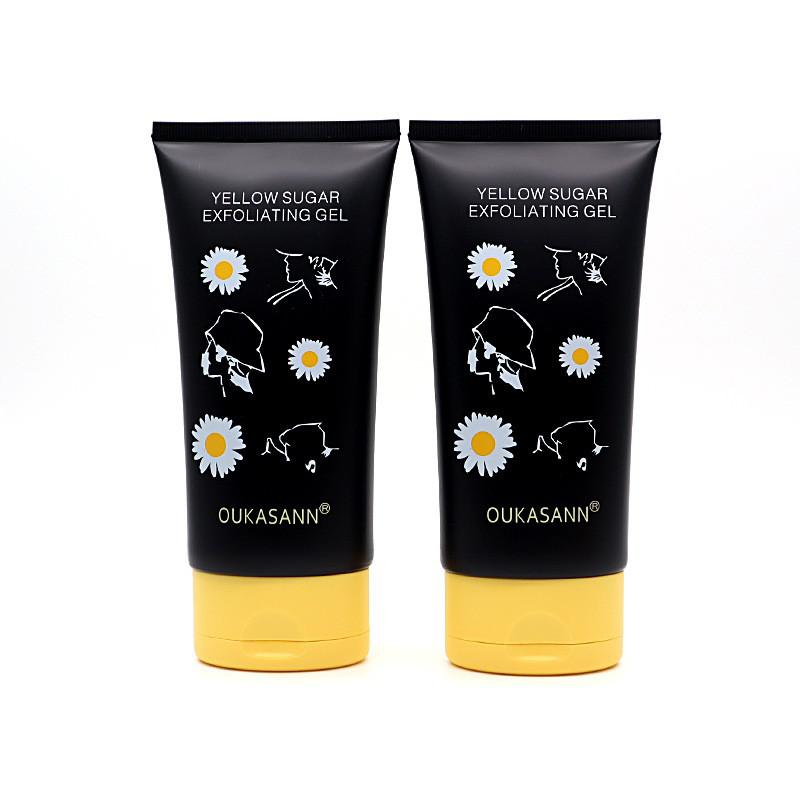 50mm diameter yellow flip-top tube packaging for hand cream and body lotion