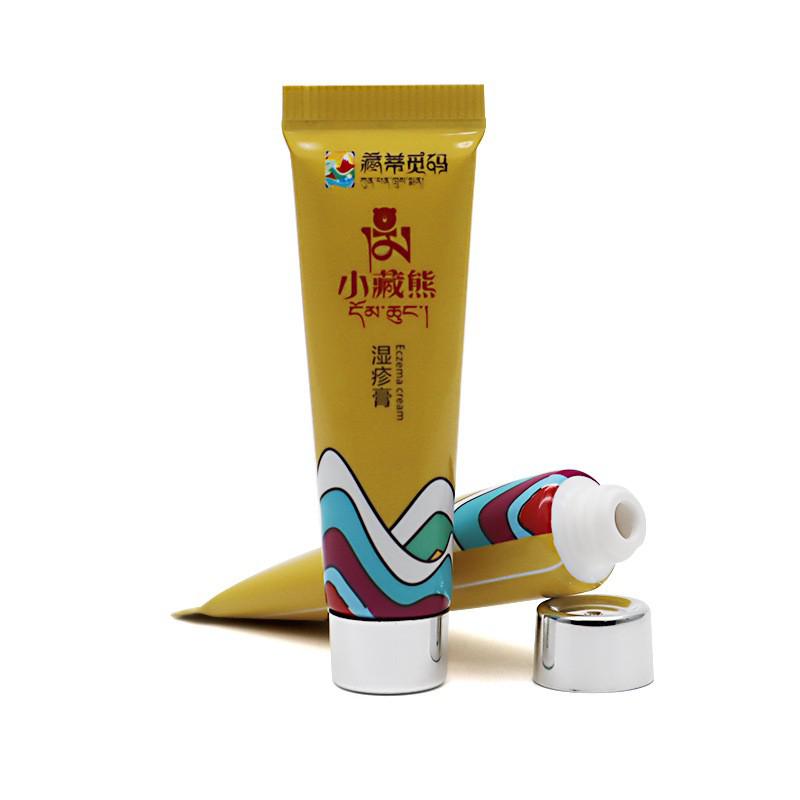 16mm diameter electroplated screw-top facial cleansing tube packaging