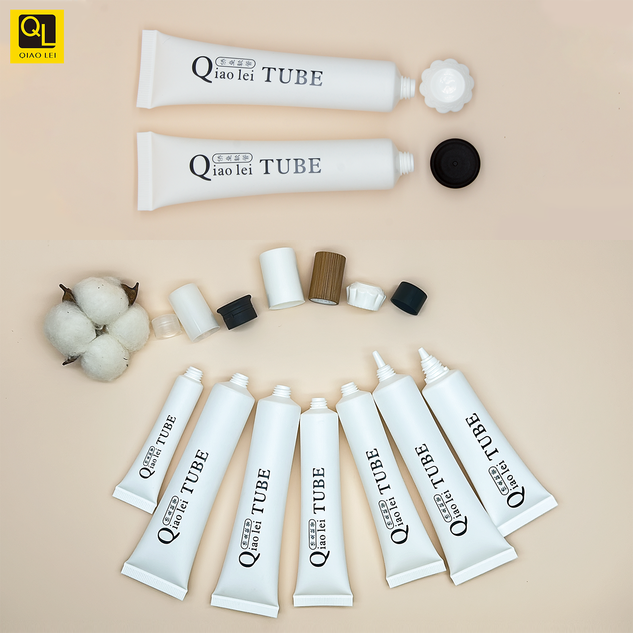 Multiple specifications of eye cream cosmetic tubes