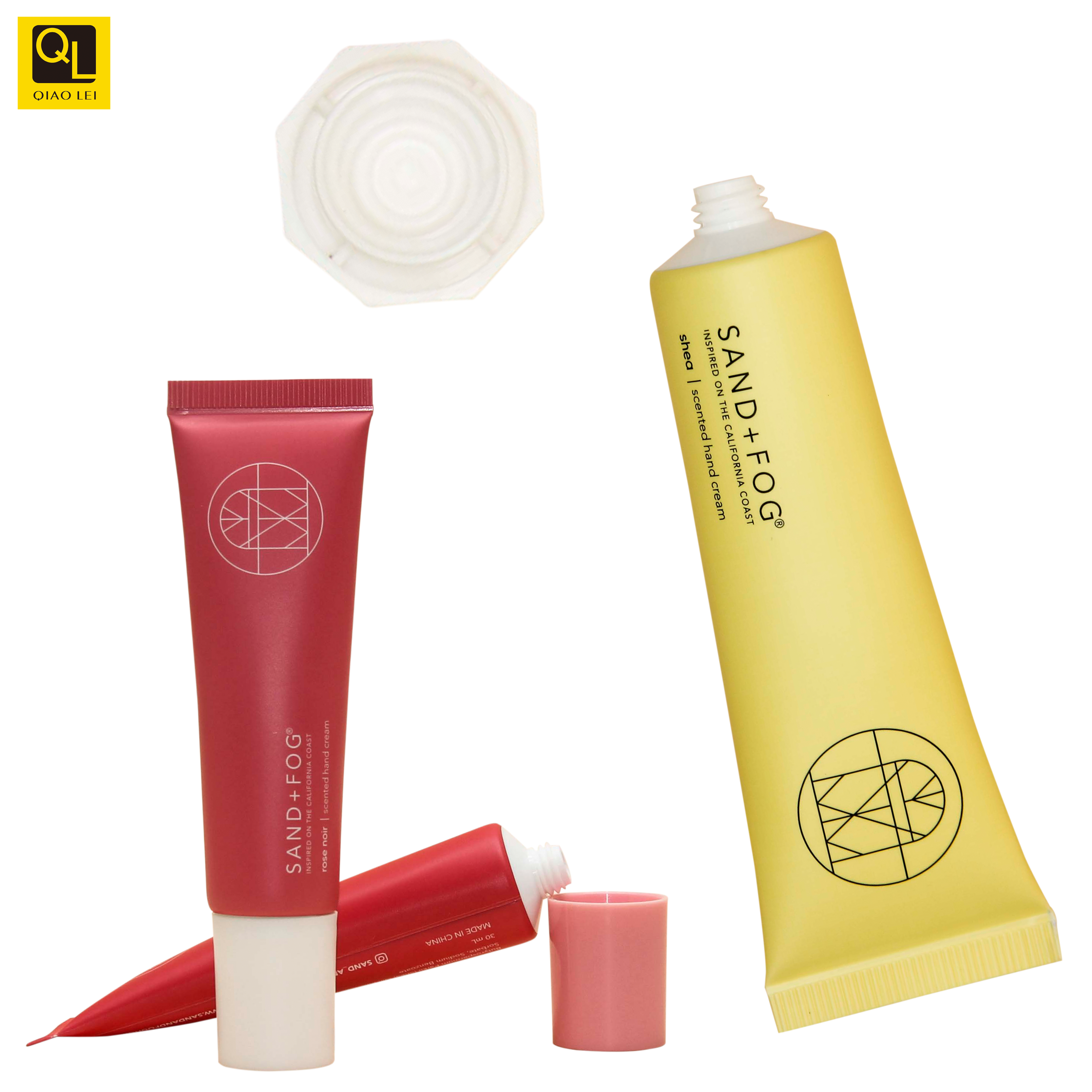 30mm diameter sunscreen facial cleanser tube packaging