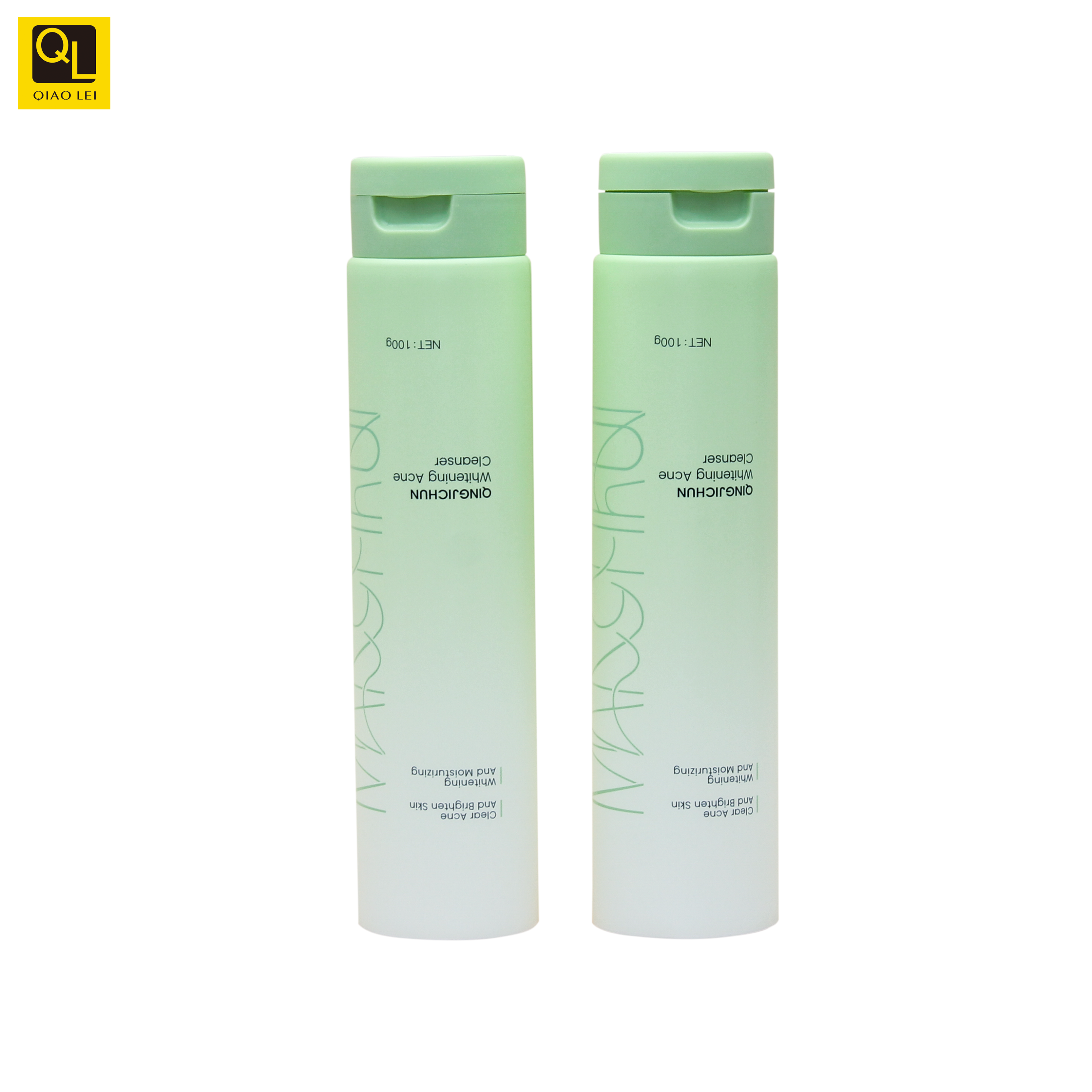 30-gauge facial cleanser tube packaging