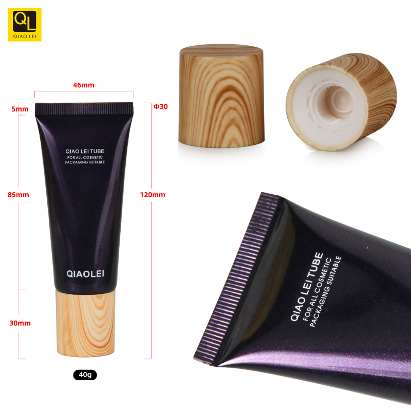 Facial cleanser cosmetic tubes