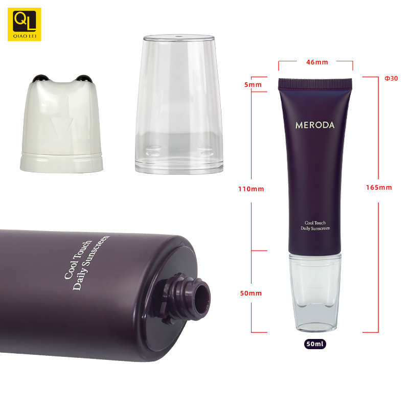 Functional head massage neck cream face cream hose packaging